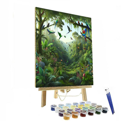 Whispers Of The Rainforest Numbered Painting Kits