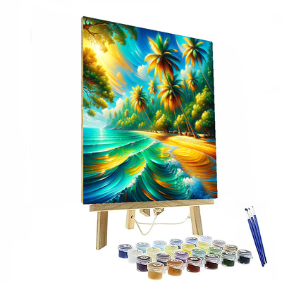 Fantasy Island Getaway Numbered Painting Kits