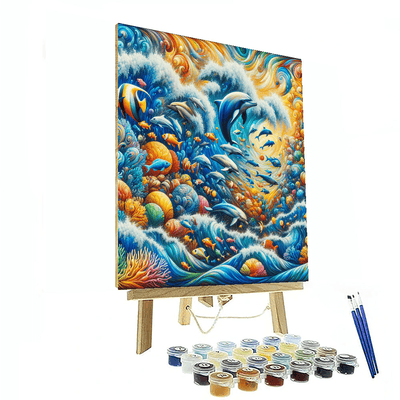 Vibrant Underwater Adventure Painting By Numbers Kit