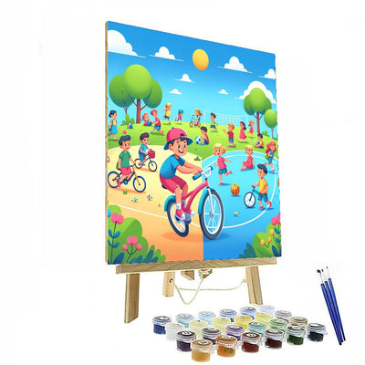 Sunny Adventure Day Paint By Numbers Art