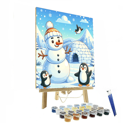 Wondrous Winter Wonderland DIY Paint By Numbers