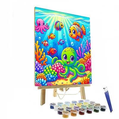 Under The Sea Adventures Painting Number Kit