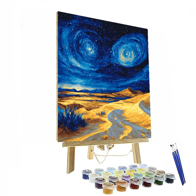 Vincent Van Gogh Inspired Starry Desert Night  Paint By Numbers Kits