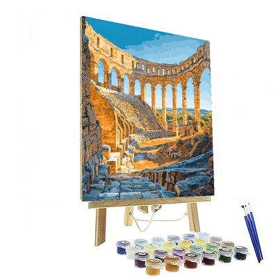 El Jem Amphitheatre DIY Paint By Numbers