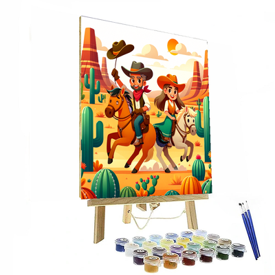 Exploring The Wild West Paint By Numbers Kits