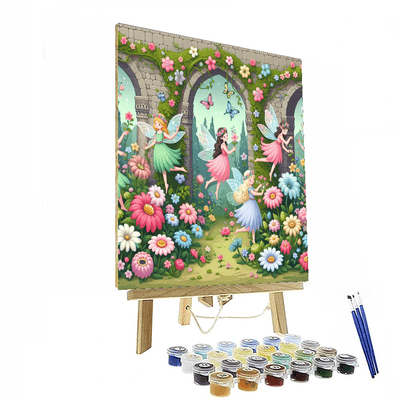 Flower Fairy's Secret Garden Painting Number Kit