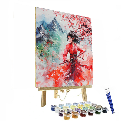 Mulan's Honor And Courage - Disney Inspired Paint By Numbers Kits