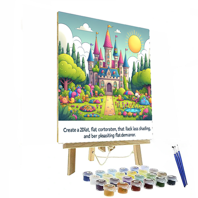 Enchanting Castle Adventures Paint By Numbers Kits