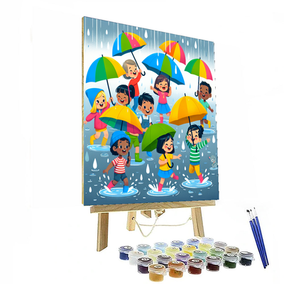 Rainy Day Fun Painting Number Kit