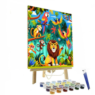 Safari Safari Jungle Explorer Paint By Numbers