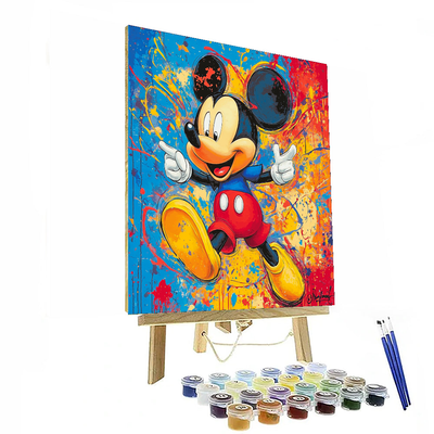 Mickey's Colorful Adventure - Disney Inspired Painting By Numbers Kit