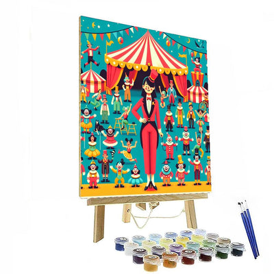 Musical Circus Extravaganza Paint By Number