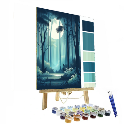 Enchanting Moonlit Glade Paint By Numbers Kits