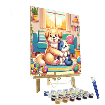 Cuddle Buddy Adventure Number Painting