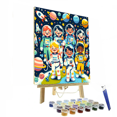 Creative Astronaut Adventure Paint By Number