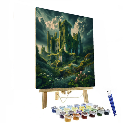 Mysterious Castle Ruins Numbered Painting Kits