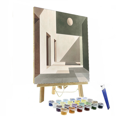 Barbara Hepworth Inspired Hepworth's Geometric Landscapes  Paint By Numbers Kits