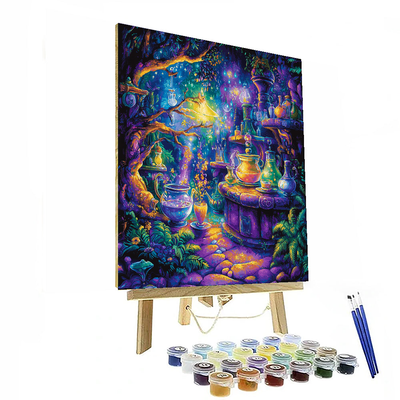 Yzma's Potion Making - Disney Inspired Paint By Numbers Art