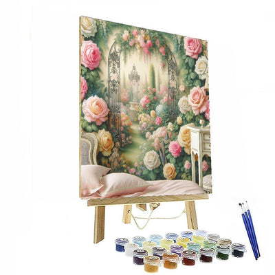 Victorian Rose Elegance Painting By Numbers Kit