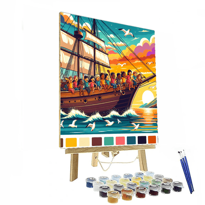 Ocean Voyage Adventure Painting By Numbers Kit