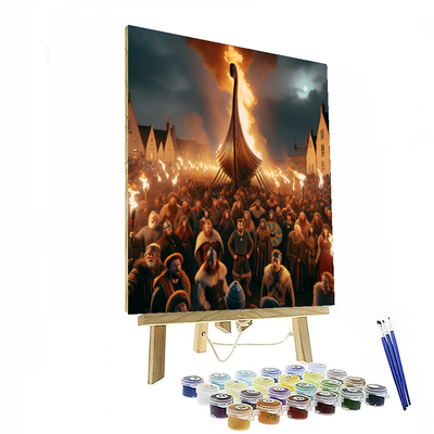 Up Helly Aa - Shetland Numbered Painting Kits