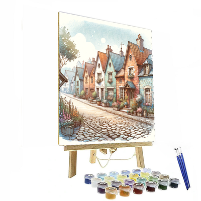 Whimsical Town Paint By Numbers Kits