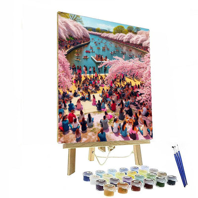 The National Cherry Blossom Festival - Usa Paint By Numbers Kits