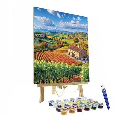 Tuscany Vineyards DIY Paint By Numbers