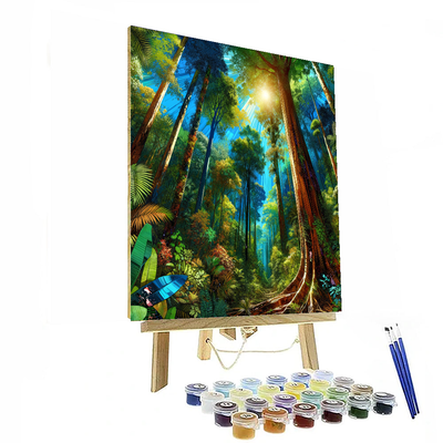 Wondrous Jungle Canopy Numbered Painting Kits