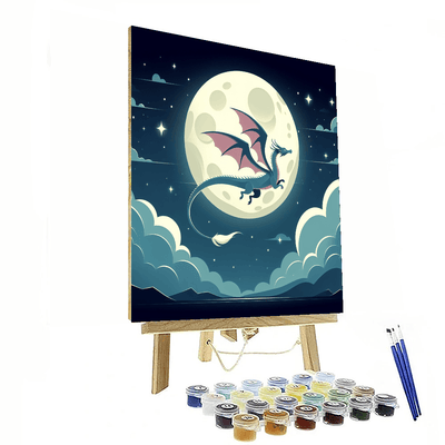 Moonlight Dragon Dance Paint By Numbers