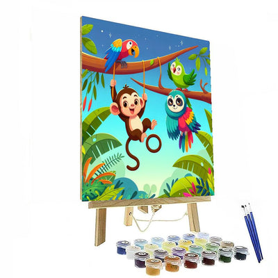 Jungle Joy Expedition Painting By Numbers Kit