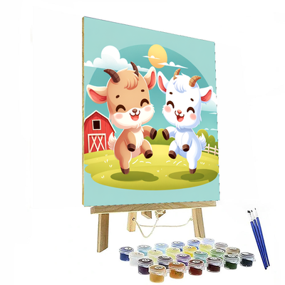 Giggling Goats Paint By Color