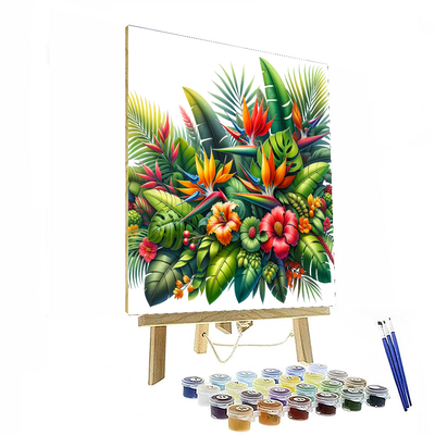 Lush Tropical Escape Paint By Number