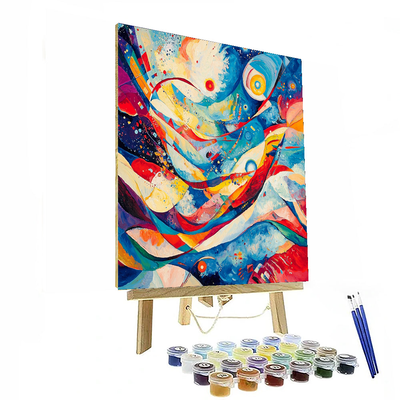 Wassily Kandinsky Inspired Colors Of Emotion  Painting By Numbers Kit