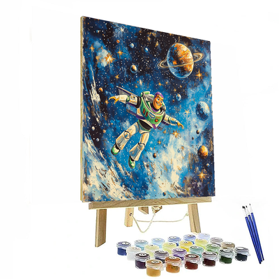 Buzz Lightyear Galactic Adventure - Disney Inspired Numbered Painting Kits