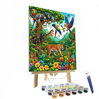 Vibrant Jungle Quest DIY Paint By Numbers