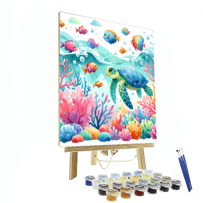 Lively Undersea Paradise Paint By Numbers Kits