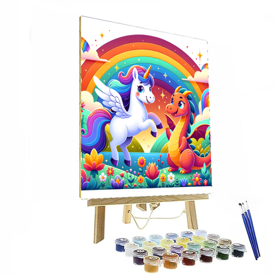 Magical Mythical Creatures DIY Paint By Numbers