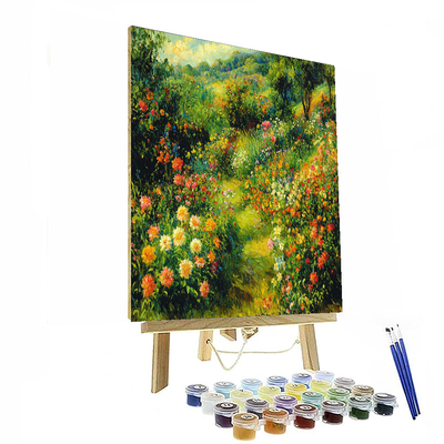 Pierre-Auguste Renoir Inspired Vintage Garden  Paint By Numbers Kits