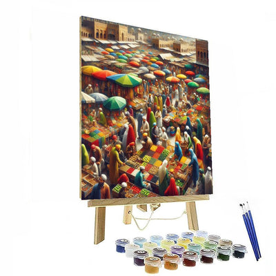 Vibrant Marketplace Fiesta Paint By Color