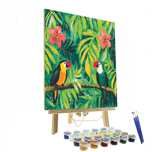 Henri Rousseau Inspired Charming Wildlife Wonders  Paint By Number