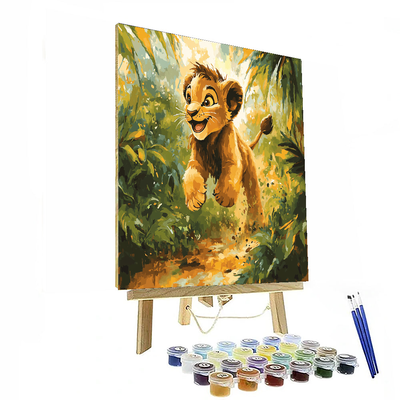 Simba Jungle Adventure - Disney Inspired Numbered Painting Kits