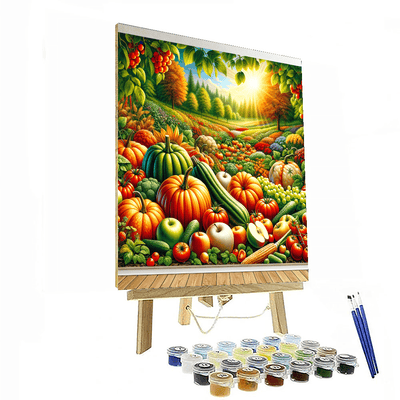 Joyful Summer Harvest Paint By Number