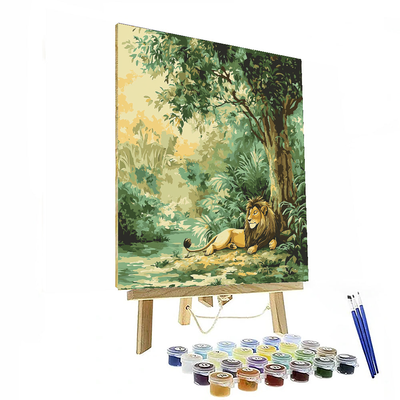 Simba's Jungle Retreat - Disney Inspired Paint By Color