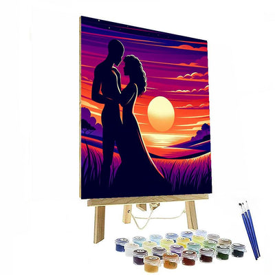 Sunset Serenade Romance DIY Paint By Numbers