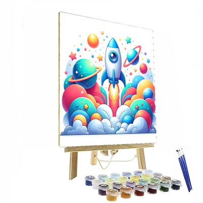 Dreamy Galaxy Journey Paint By Numbers Kits