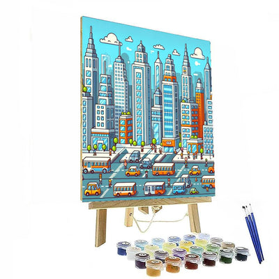 Urban City Adventures Paint By Numbers