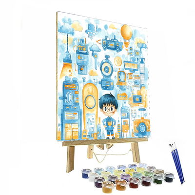 Gadget's Invention Lab - Disney Inspired Painting Number Kit