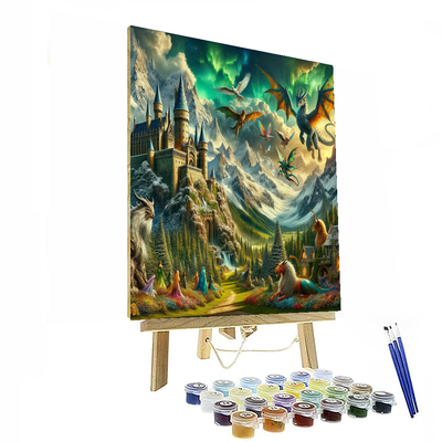 Epic Fantasy Landscape DIY Paint By Numbers