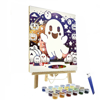 Giggly Ghost Number Painting